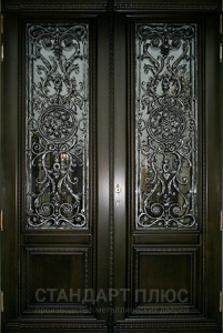 Стальная дверь Парадная дверь №12 с отделкой Массив дуба