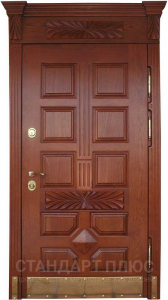 Стальная дверь Элитная дверь №21 с отделкой Массив дуба