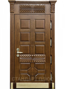 Стальная дверь Элитная дверь №26 с отделкой Массив дуба