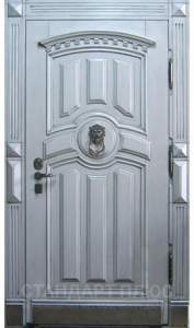 Стальная дверь Парадная дверь №22 с отделкой Массив дуба